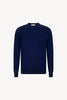Maglia Girocollo in Puro Cashmere Ink Blue