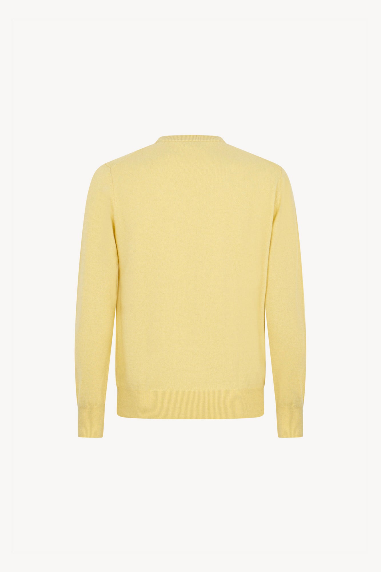 Maglia Girocollo in Puro Cashmere Vanilla