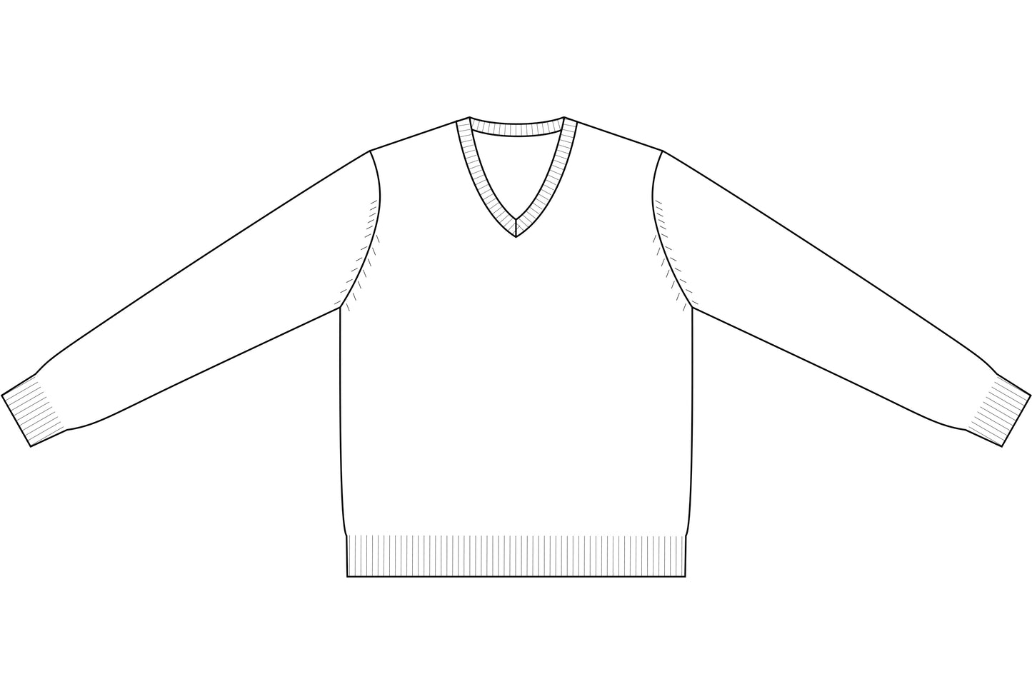 Pure Cashmere V-Neck Pullover