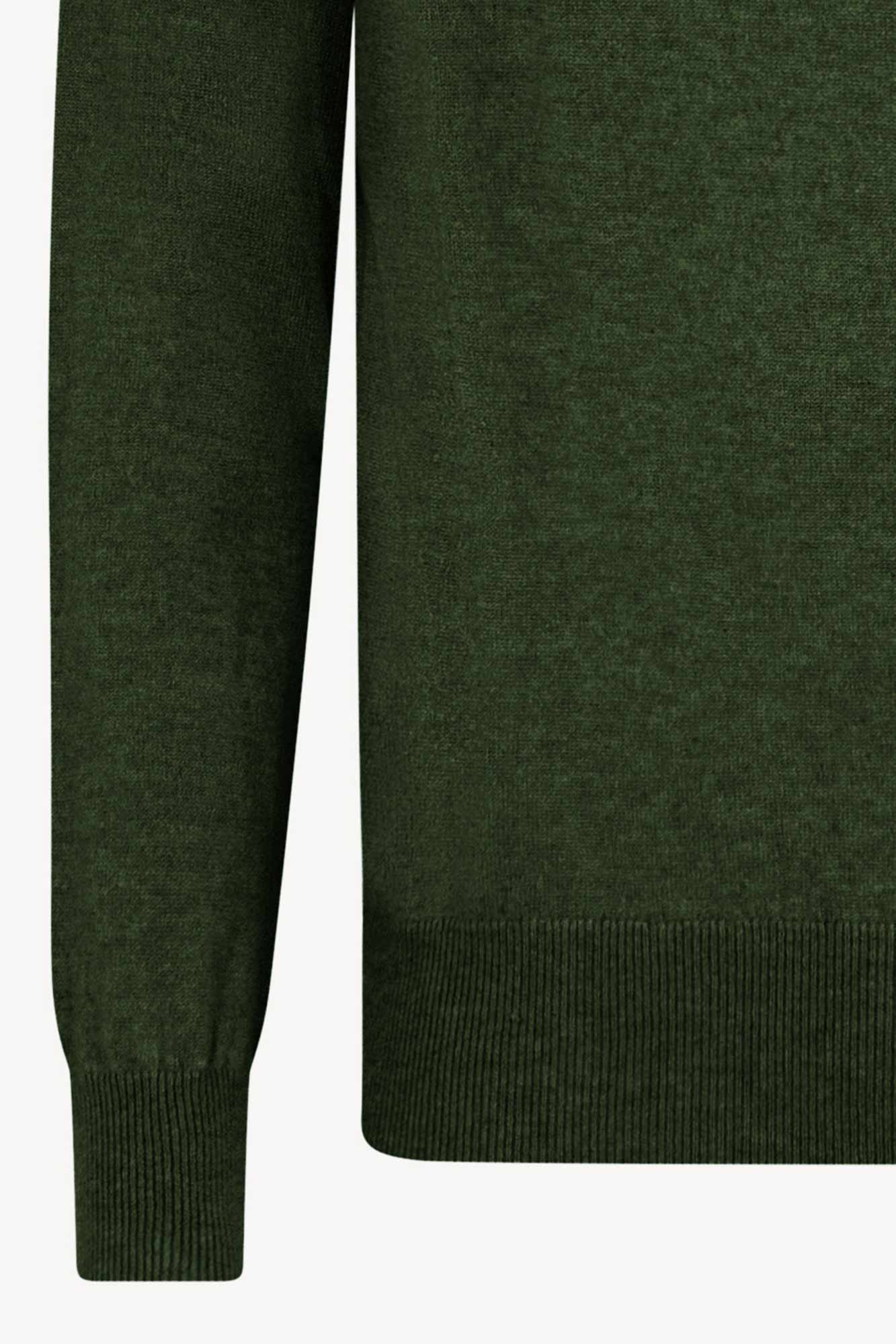 Maglia Scollo a V in Puro Cashmere Loden