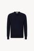 Maglia Scollo a V in Puro Cashmere Navy