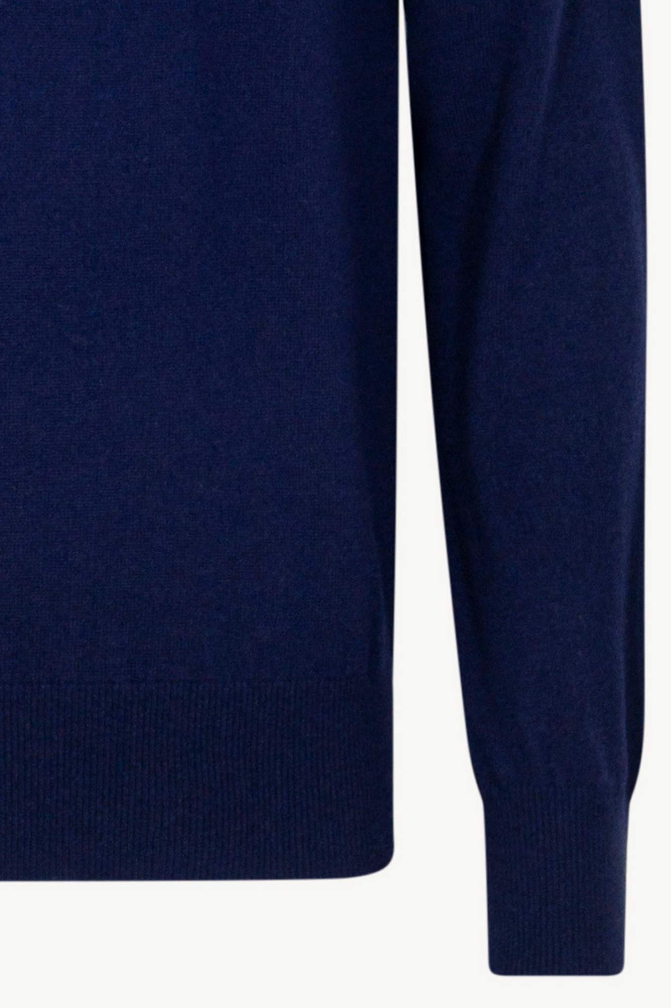 Maglia Scollo a V in Puro Cashmere Ink Blue