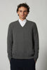 Maglia Scollo a V in Puro Cashmere Flanella