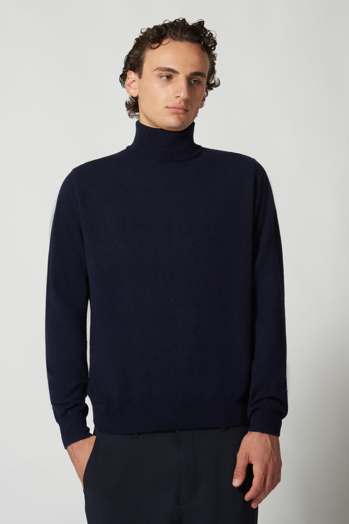 Dolcevita in Puro Cashmere Navy