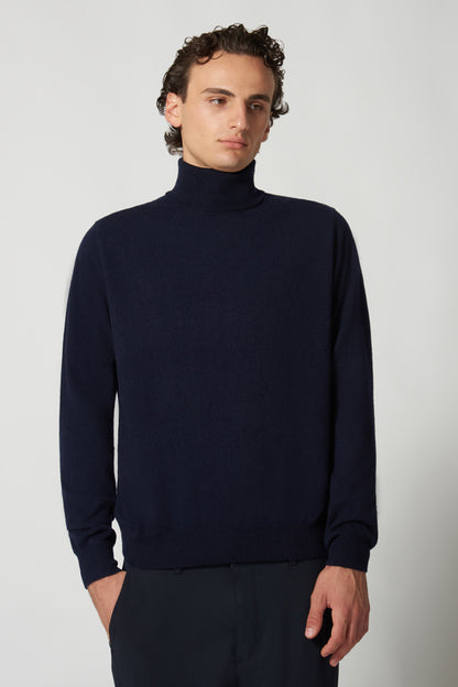 Dolcevita in Puro Cashmere Navy