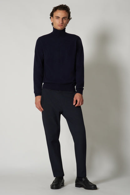 Dolcevita in Puro Cashmere Ink Blue