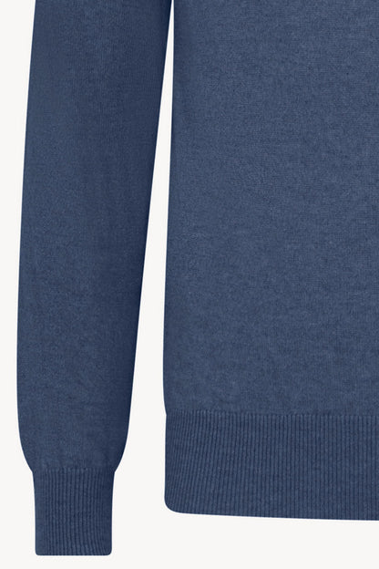Dolcevita in Puro Cashmere Denim Scuro