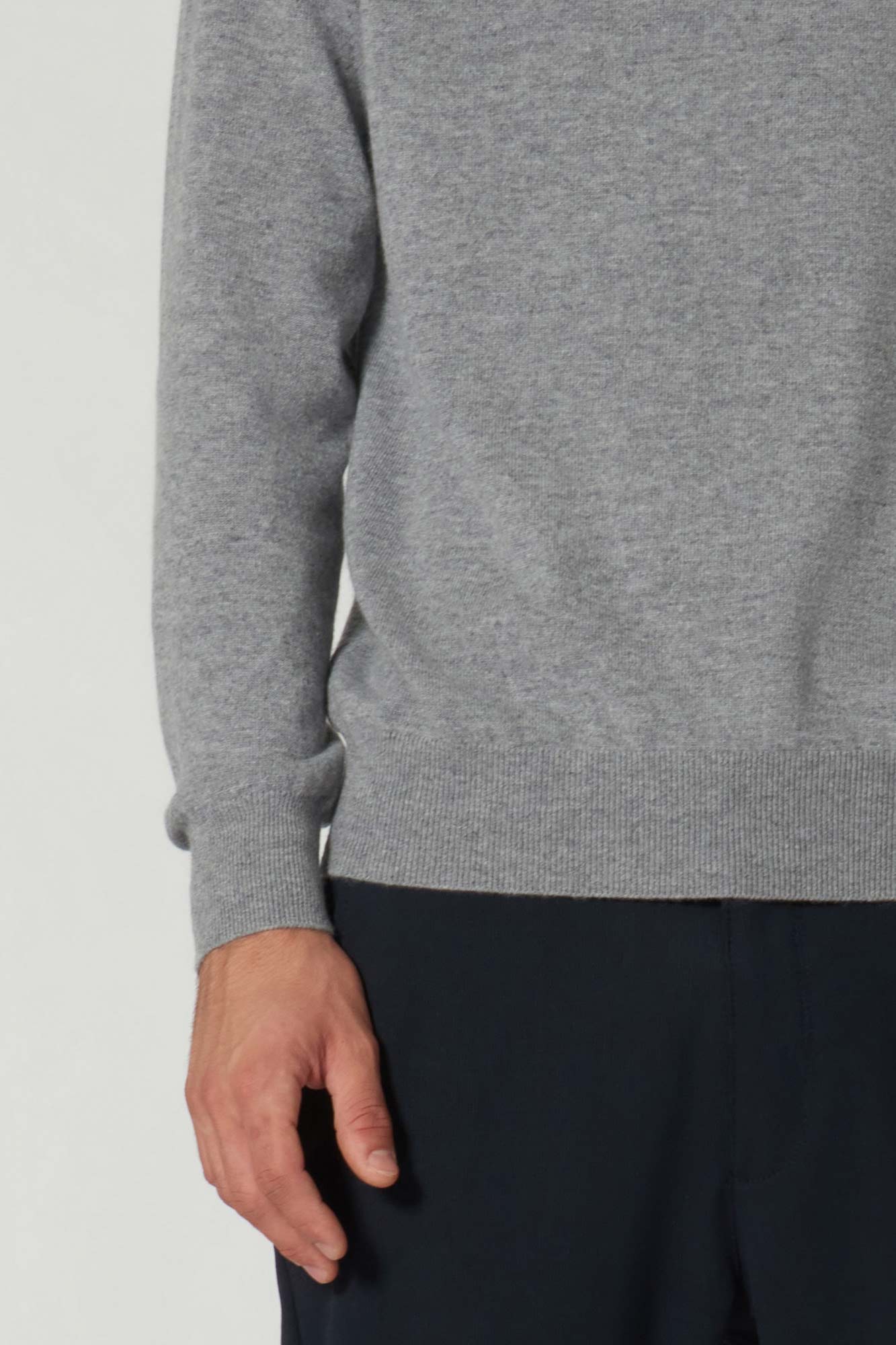 Dolcevita in Puro Cashmere Silver