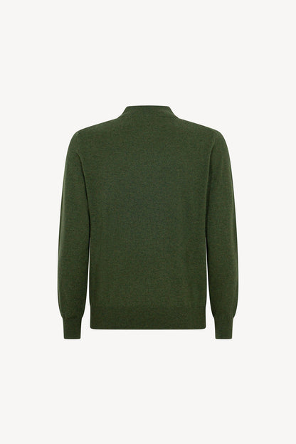 Maglia a Lupetto in Puro Cashmere Loden