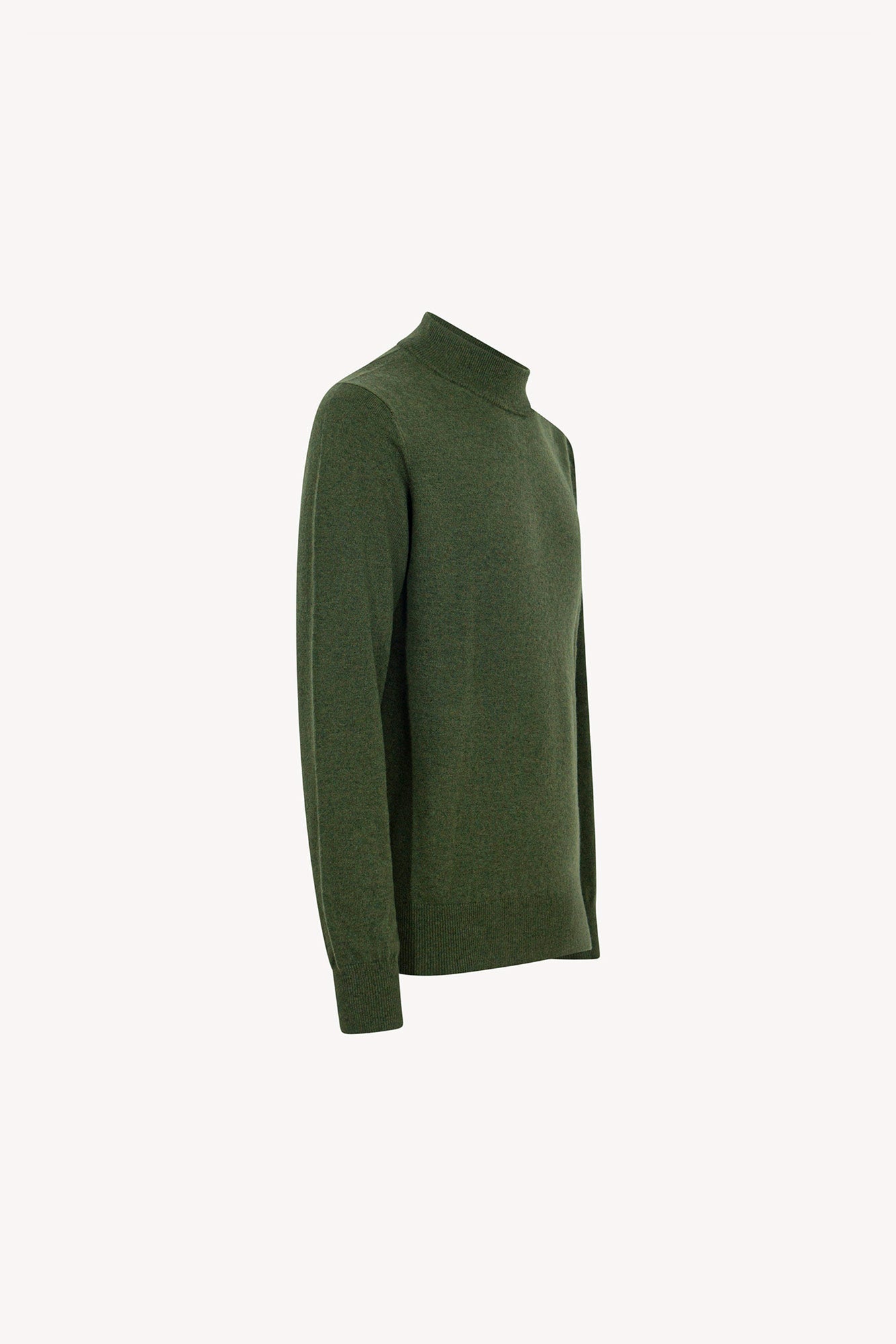 Maglia a Lupetto in Puro Cashmere Loden