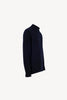 Maglia a Lupetto in Puro Cashmere Navy