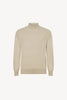 Maglia a Lupetto in Puro Cashmere Avena