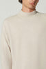 Maglia a Lupetto in Puro Cashmere Avena