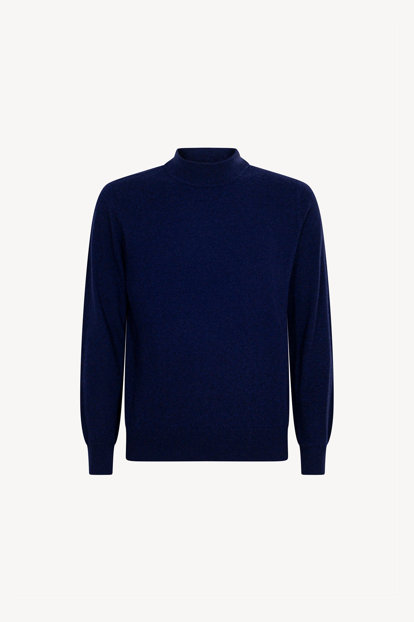 Maglia a Lupetto in Puro Cashmere Ink Blue