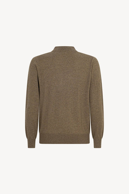 Maglia a Lupetto in Puro Cashmere Dune