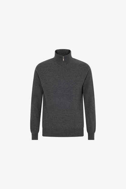 Lupetto Zip Puro Cashmere