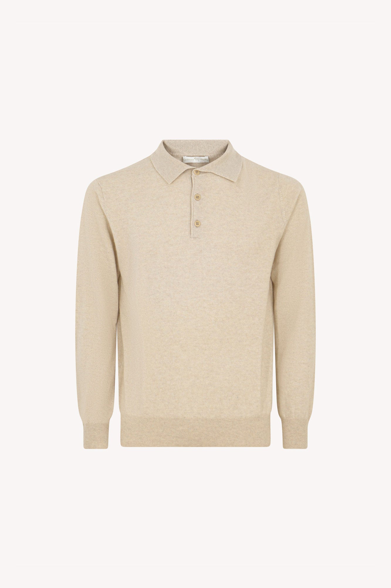 Polo in Puro Cashmere Avena