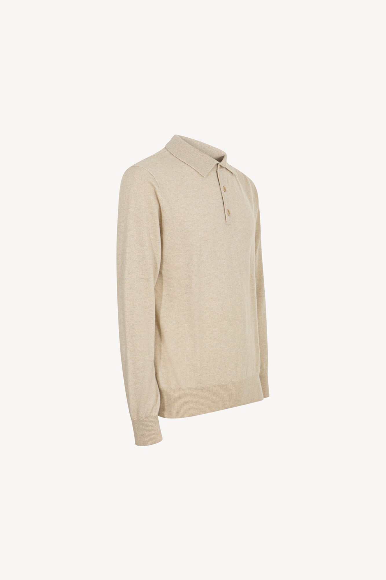 Polo in Puro Cashmere Avena