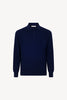 Polo in Puro Cashmere Ink Blue