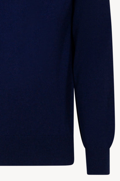 Polo in Puro Cashmere Ink Blue