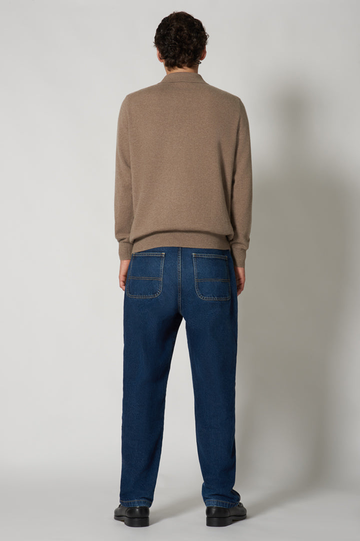 Polo in Puro Cashmere Dune