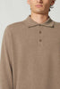 Polo in Puro Cashmere Dune