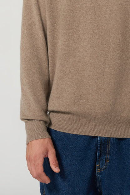 Polo in Puro Cashmere Dune