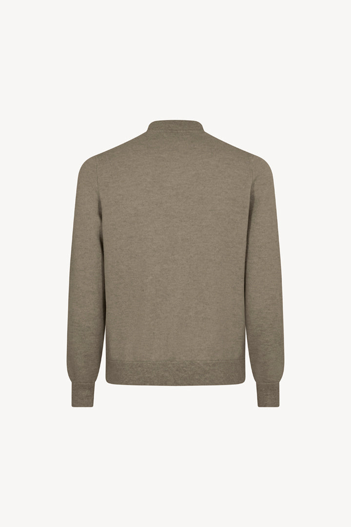 Dune Pure Cashmere Cardigan Bomber-Style with Full Zip