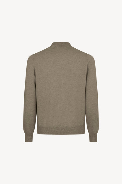 Dune Pure Cashmere Cardigan Bomber-Style with Full Zip