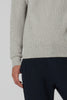 Girocollo a Costa Inglese in Puro Cashmere Pomice