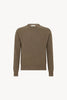 Girocollo a Costa Inglese in Puro Cashmere Dune