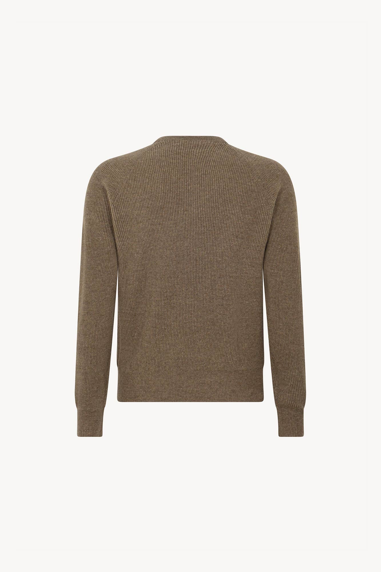 Girocollo a Costa Inglese in Puro Cashmere Dune