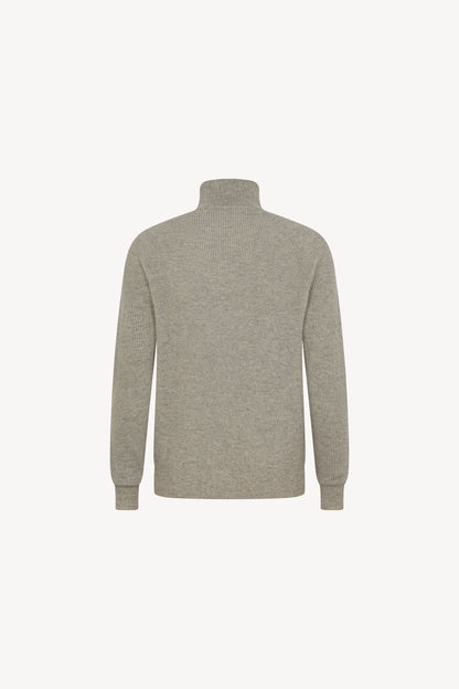 Cardigan Zip Costa Inglese Puro Cashmere