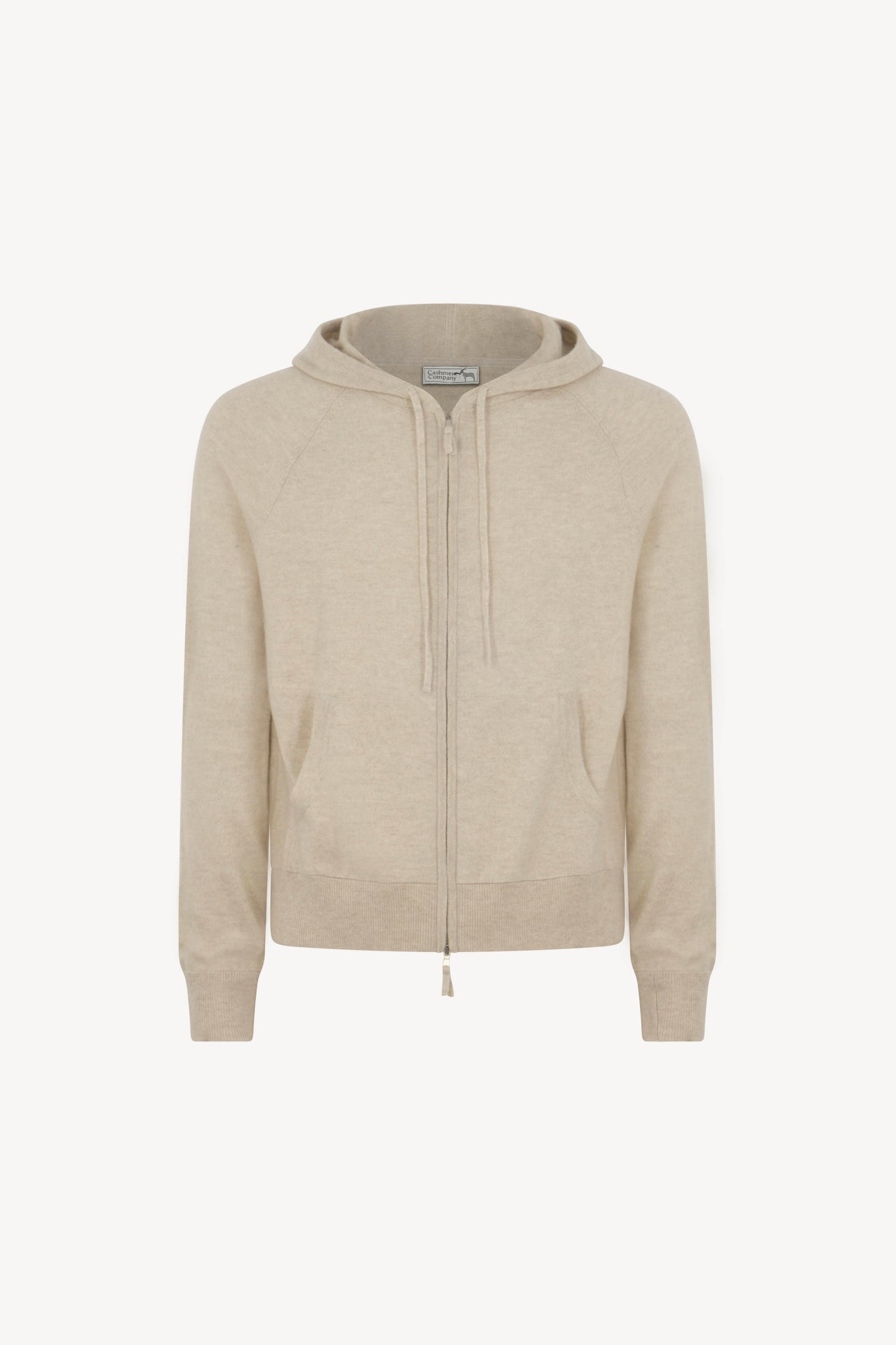 Pure Cashmere Men's Hooded Bomber Jacket