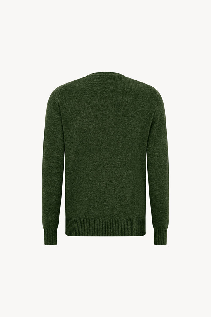 Girocollo 4 Fili in Puro Cashmere Loden