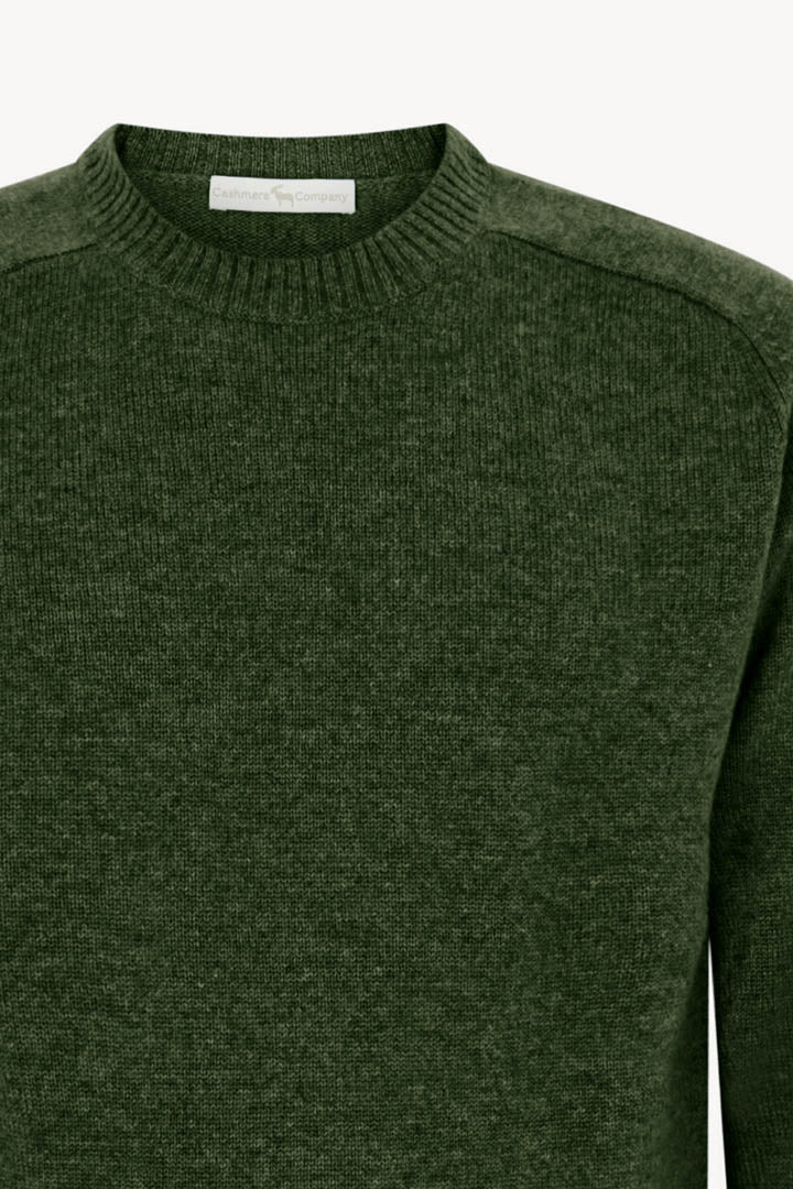 Girocollo 4 Fili in Puro Cashmere Loden