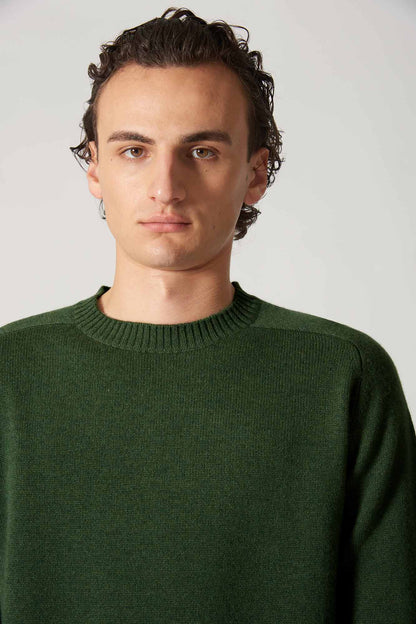 Girocollo 4 Fili in Puro Cashmere Loden