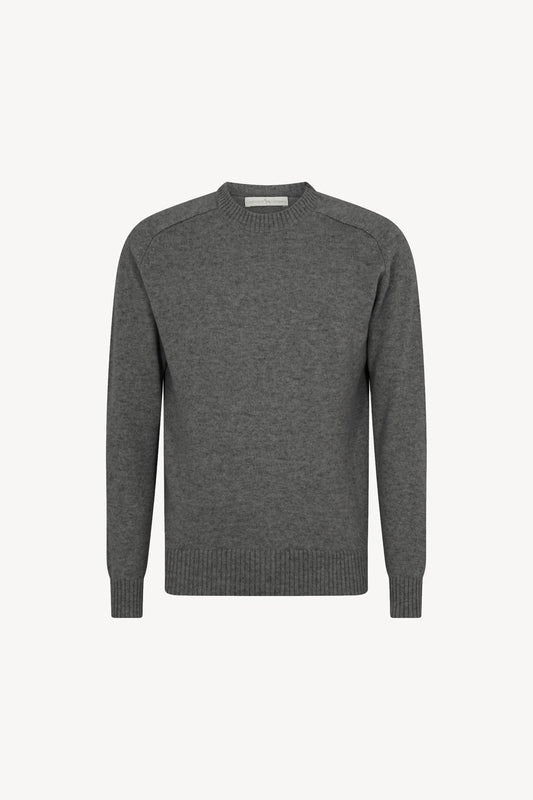 Girocollo 4 Fili in Puro Cashmere Silver