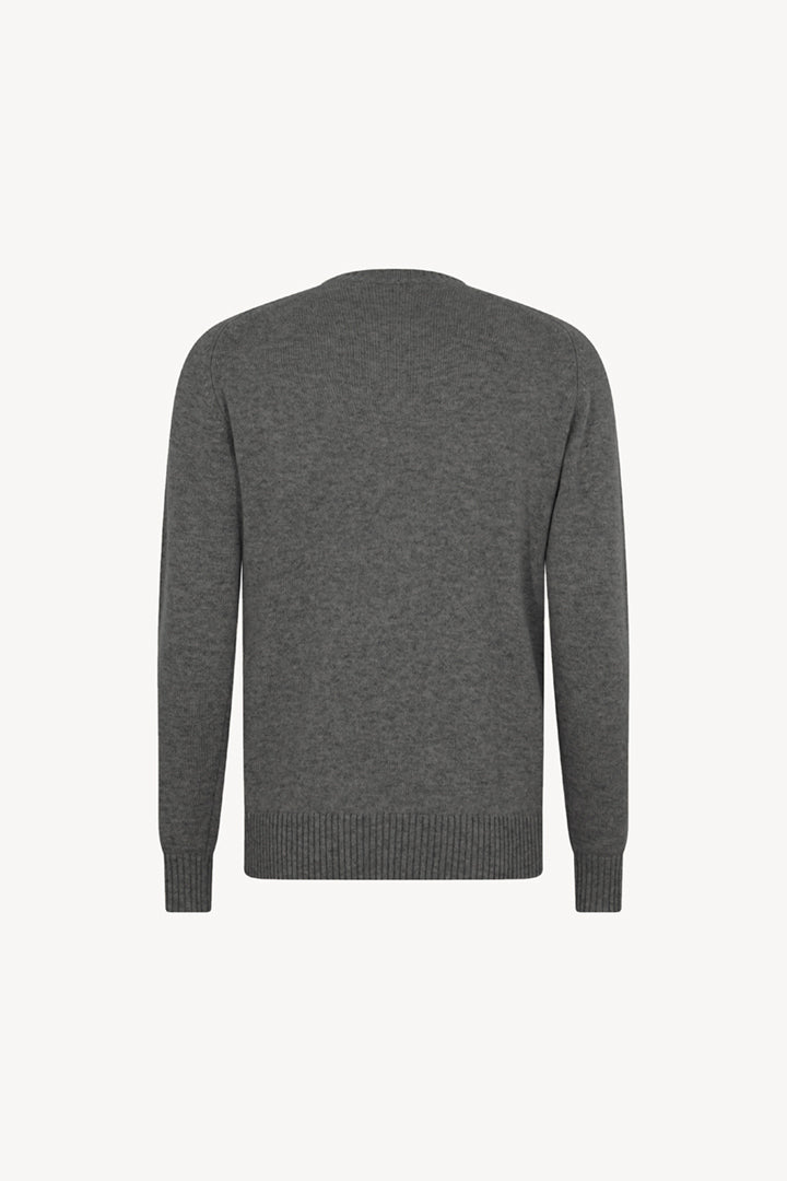 Girocollo 4 Fili in Puro Cashmere Silver