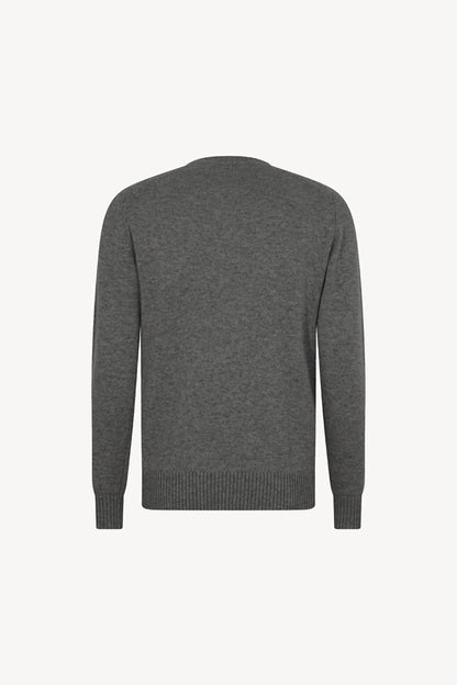 Girocollo 4 Fili in Puro Cashmere Silver