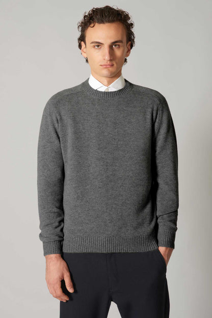 Girocollo 4 Fili in Puro Cashmere Silver