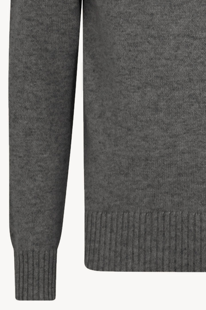 Girocollo 4 Fili in Puro Cashmere Silver