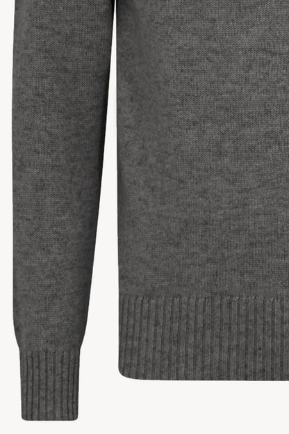 Girocollo 4 Fili in Puro Cashmere Silver