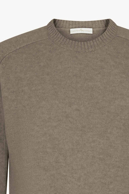 Girocollo 4 Fili in Puro Cashmere Dune