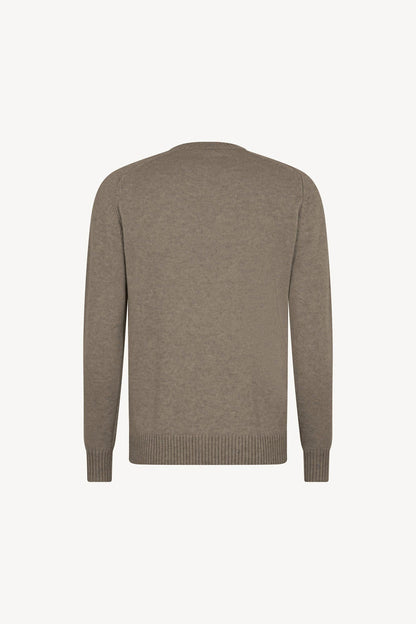 Girocollo 4 Fili in Puro Cashmere Dune