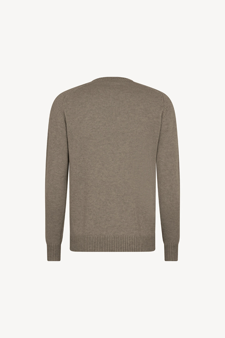 Girocollo 4 Fili in Puro Cashmere Dune