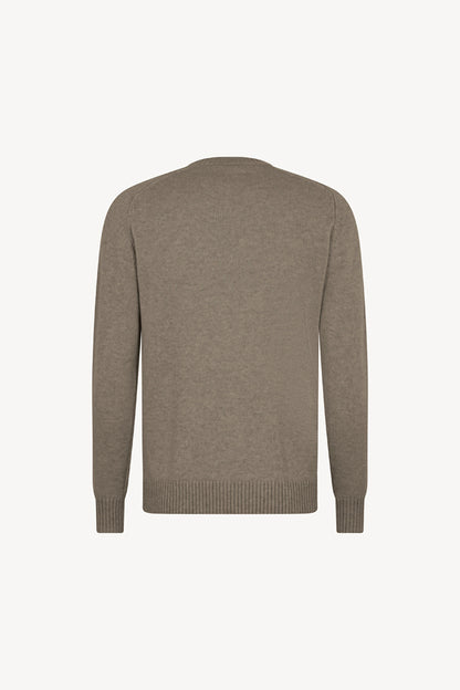 Girocollo 4 Fili in Puro Cashmere Dune