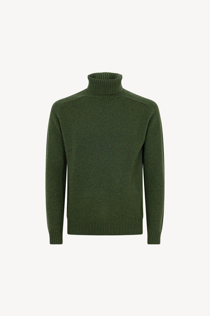 Dolcevita 4 Fili in Puro Cashmere Loden