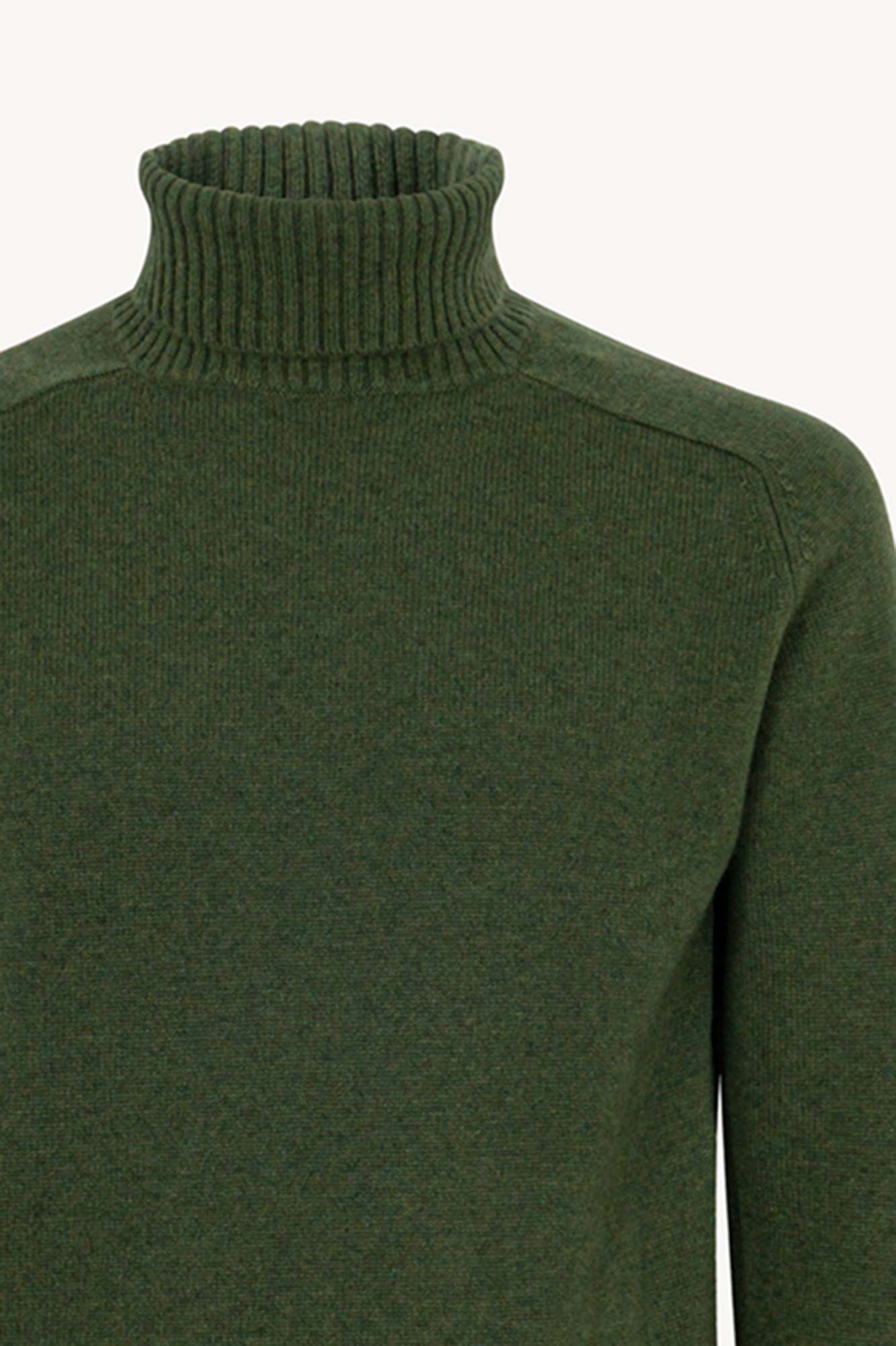 Dolcevita 4 Fili in Puro Cashmere Loden