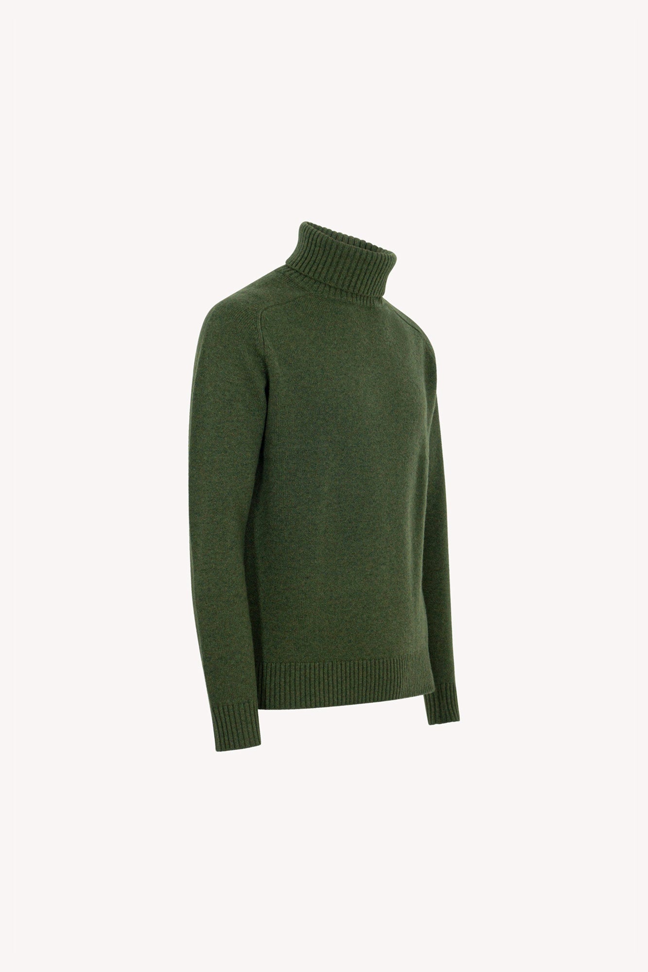 Dolcevita 4 Fili in Puro Cashmere Loden